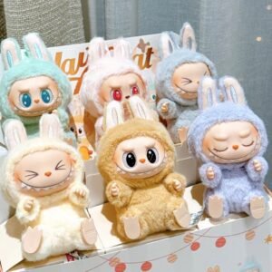 POPMART Labubu 2nd Generation Sitting Party Macaron Vinyl Blind Box Figure Authentic