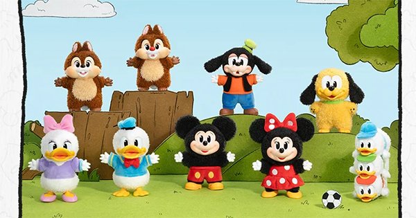 POPMART Mickey Family–Plush Doll Pendant Blind Box Toy Gift