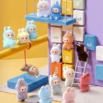 POPMART Mini LABUBU V4  Vinyl Plush Doll Keychain Pendant Blind Box Figures - 图片 5