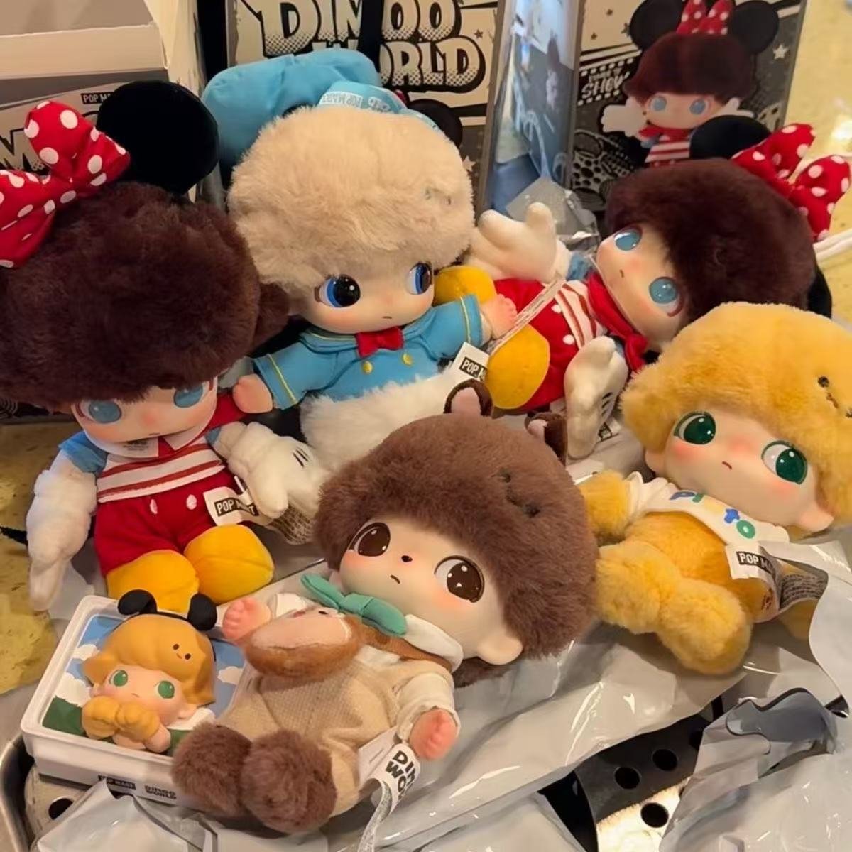 POPMART,Labubu,Babythree,CryingBaby,DIMOO,MOLLY,The Monsters,Skullpanda,Mokoko,zimomo,Sonny Angel,Sanrio ,disney,miniso,Pokemon,Liila cat,Blind Box