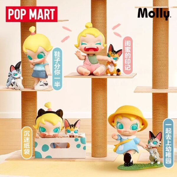 POPMARTMolly-Meow Fun Blind Box Series Toy Figure Trendy Toy - 图片 3