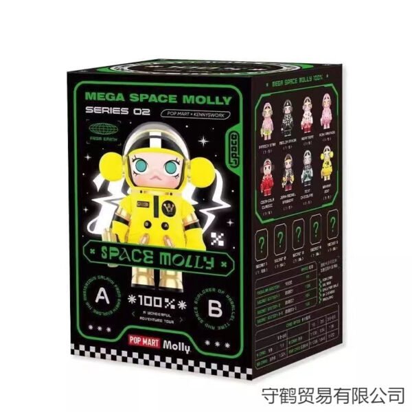 POPMART Space Molly MEGA 100% Series 2 Blind Box Gifts - 图片 5