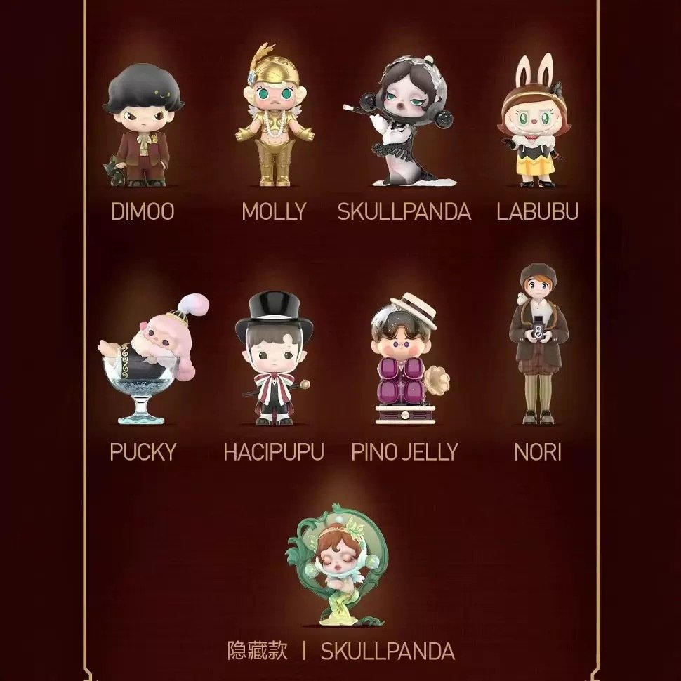 POPMART,Labubu,Babythree,CryingBaby,DIMOO,MOLLY,The Monsters,Skullpanda,Mokoko,zimomo,Sonny Angel,Sanrio ,disney,miniso,Pokemon,Liila cat,Blind Box