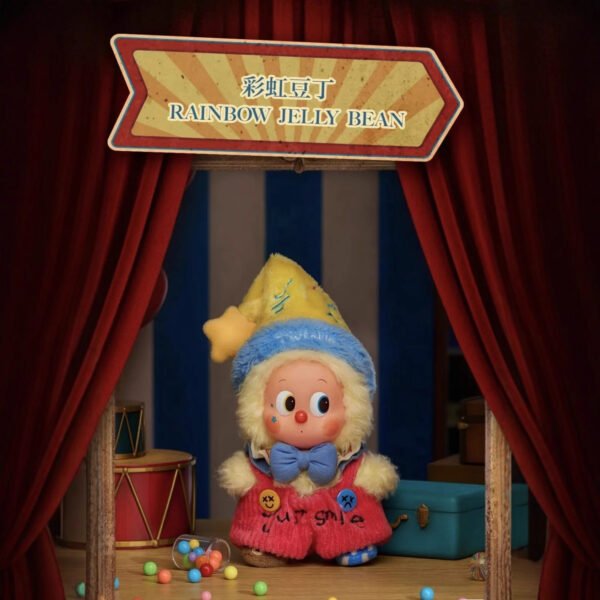 POPMART Why So Serious Labubu Vinyl Plush Doll Pendant  Blind Box doll - 图片 2