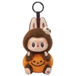 POPMART LABUBU-Happy Halloween Party Series Sitting Pumpkin Vinyl Plush Doll - 图片 5
