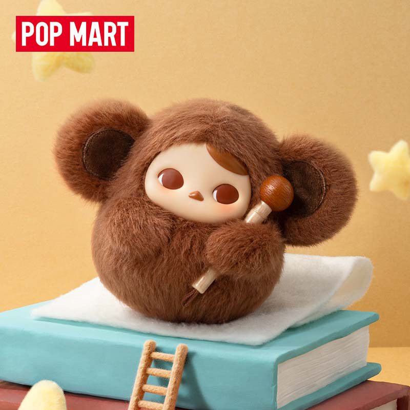 2 POPMART PUCKY Knock Series Vinyl Plush Keychain Blind Box Bucky Wooden Fish Toy Gift - 图片 1