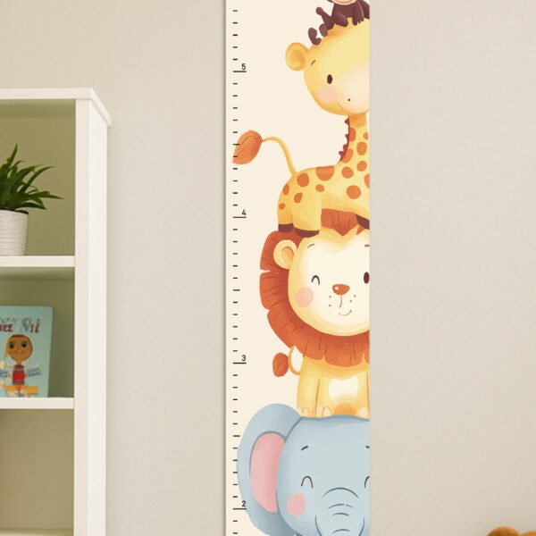 Unique Children's Gift - Wooden Safari Animal Growth Chart #54819