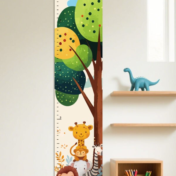 Unique Children's Gift - Wooden Jungle Animal Growth Chart #54816