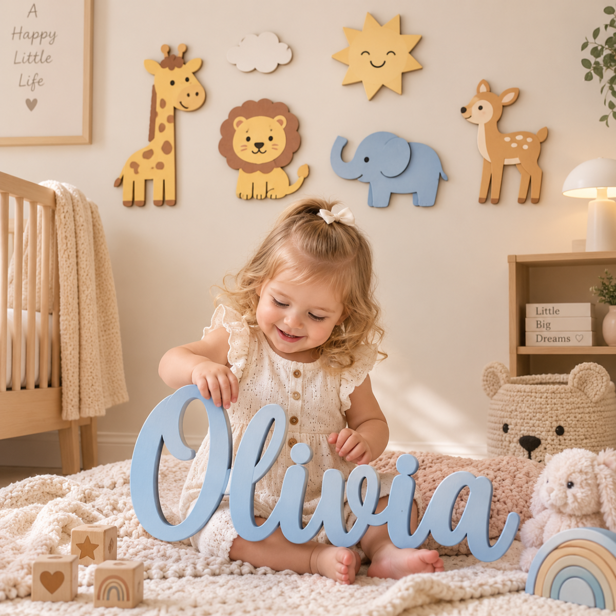 Personalized Wooden Name Sign #59041 - Image 4