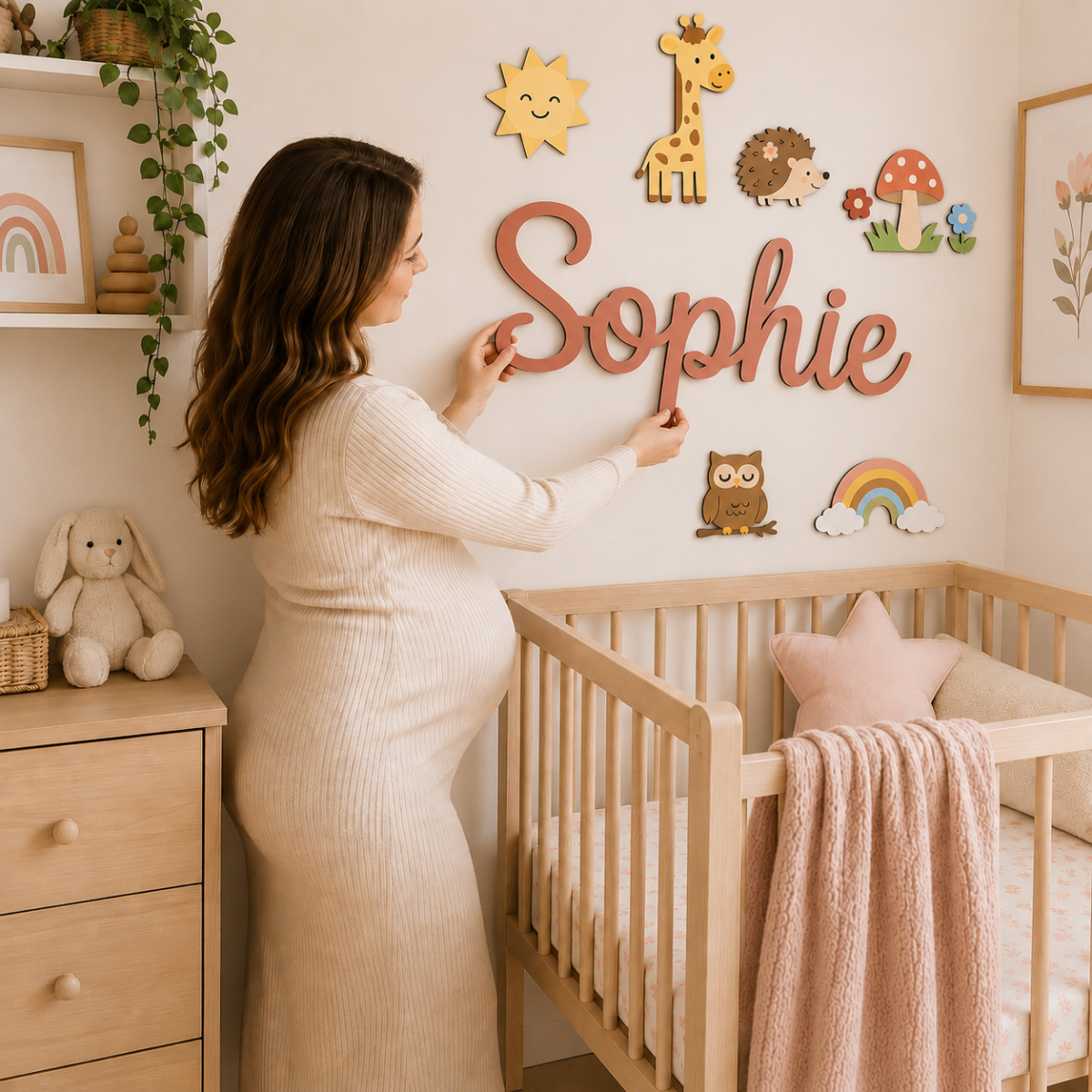 Personalized Wooden Name Sign #59041 - Image 3