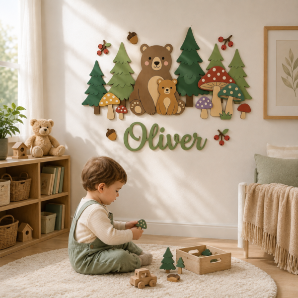 Personalized Wooden Name Sign #59052