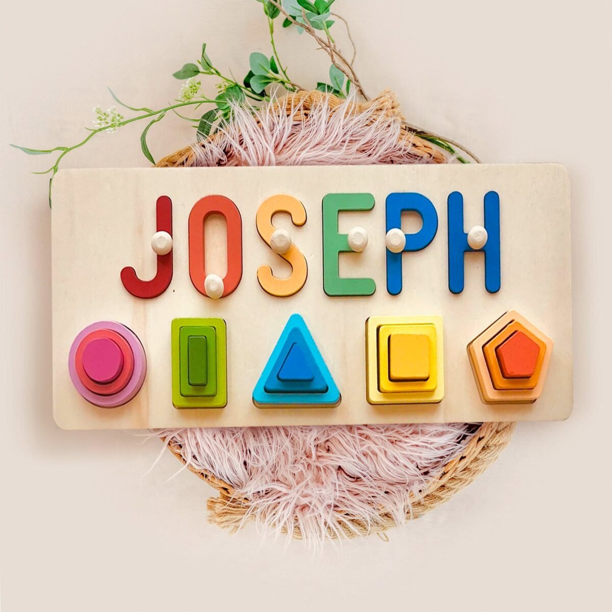 Educational Wooden Puzzle Toy #55465 - Image 6