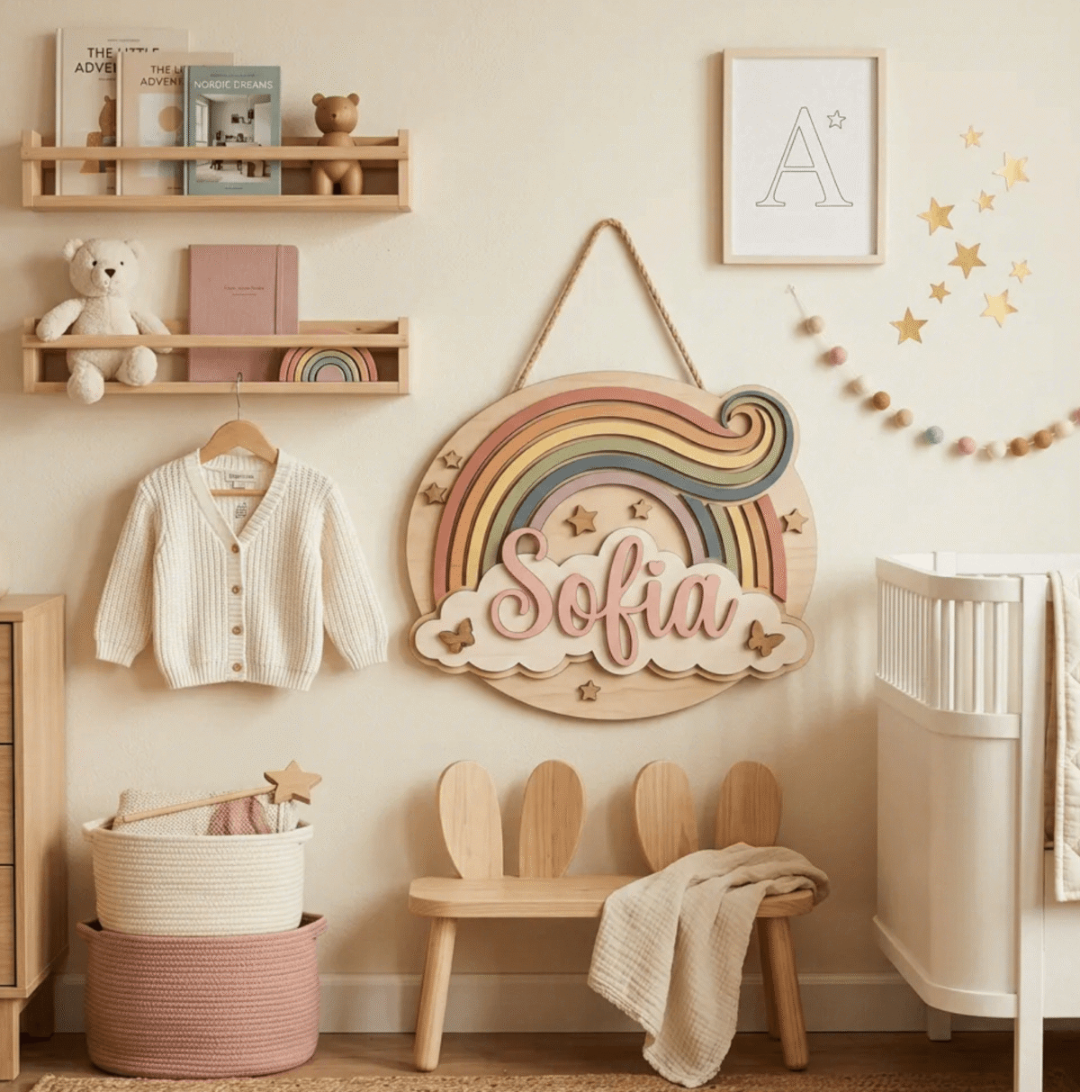 Personalized Name Sign for Nursery #59135 - Image 4