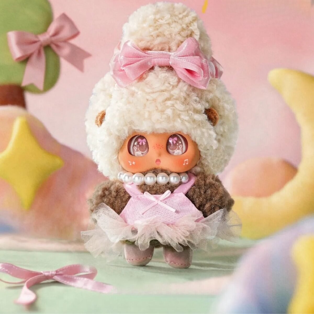Micoco & Nono Moonlit Whispers Series Plush Pendant Blind Box - Image 3