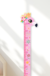 Personalized Flamingo Wooden Growth Chart for Kids - Pink Flower Des... #54431 - Image 6