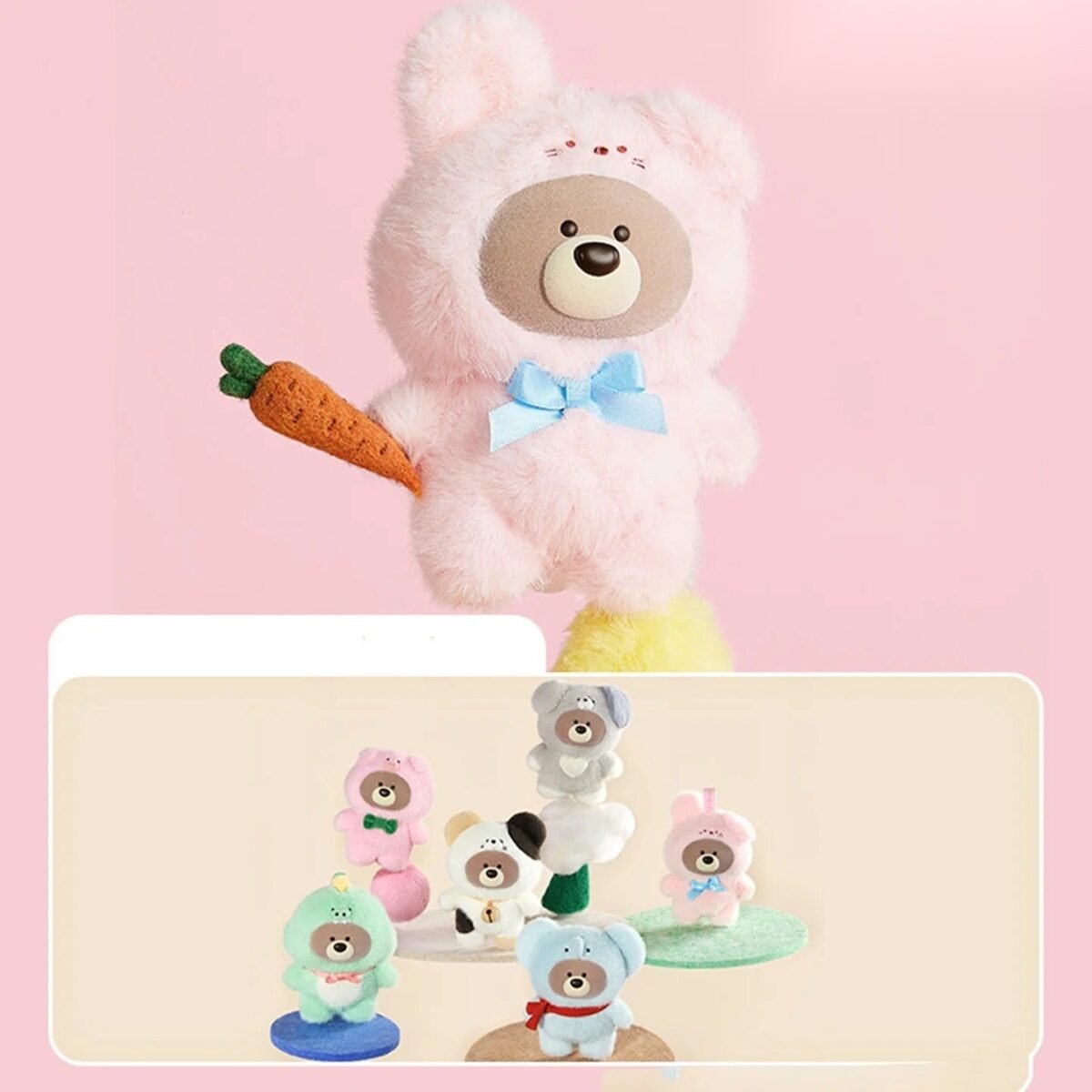 Cute Plush Pendant Doll Keychain Bag Charm (414) - Image 5