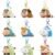 Crayon Shin-chan Flocked Lying-down Party Pendant - Image 2