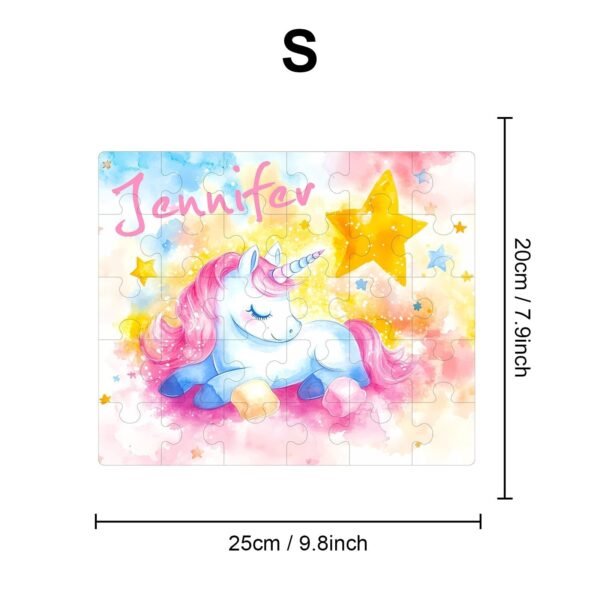 Personalized Wooden Name Puzzle Montessori Educational Toy #54928