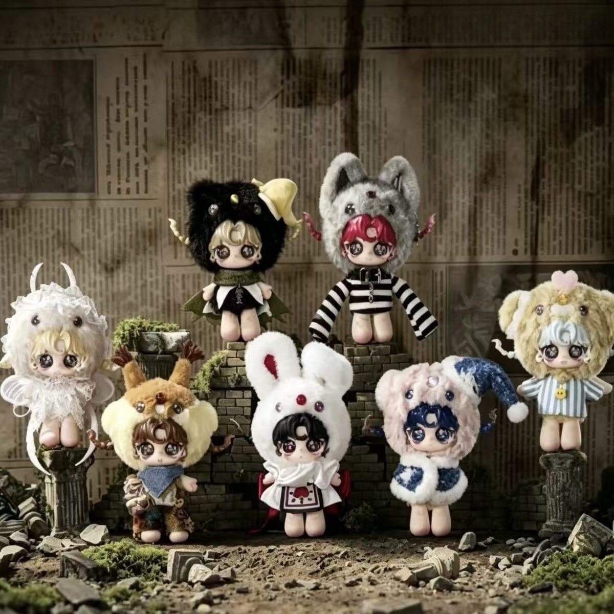 Cute Plush Pendant Doll Keychain Bag Charm (181) - Image 3