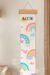 Personalized Sunshine and Rainbow Hanging Canvas Height Ruler - Image 5
