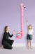 Personalized Flamingo Wooden Growth Chart for Kids - Pink Flower Des... #54431 - Image 9