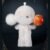 MEGA SKULLPANDA 400% White Moon Figure #12182657007934 - Image 6