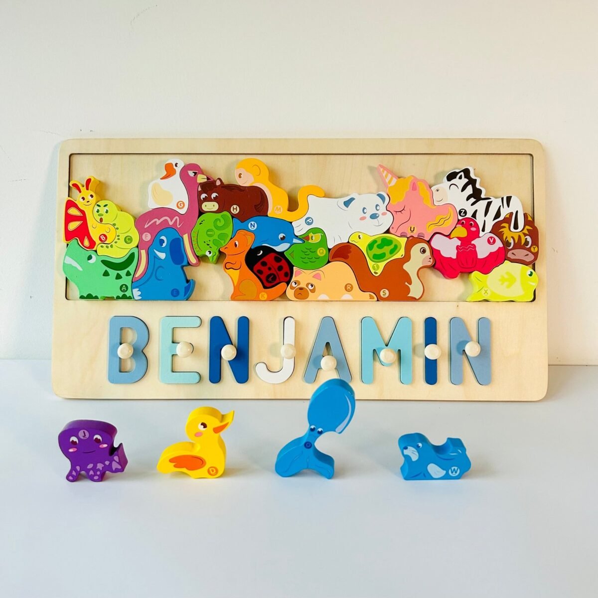 POPMART,Labubu,Babythree,CryingBaby,DIMOO,MOLLY,The Monsters,Skullpanda,Mokoko,zimomo,Sonny Angel,Sanrio ,disney,miniso,Pokemon,Liila cat,Blind Box Educational Wooden Puzzle Toy #55562 - Image 1