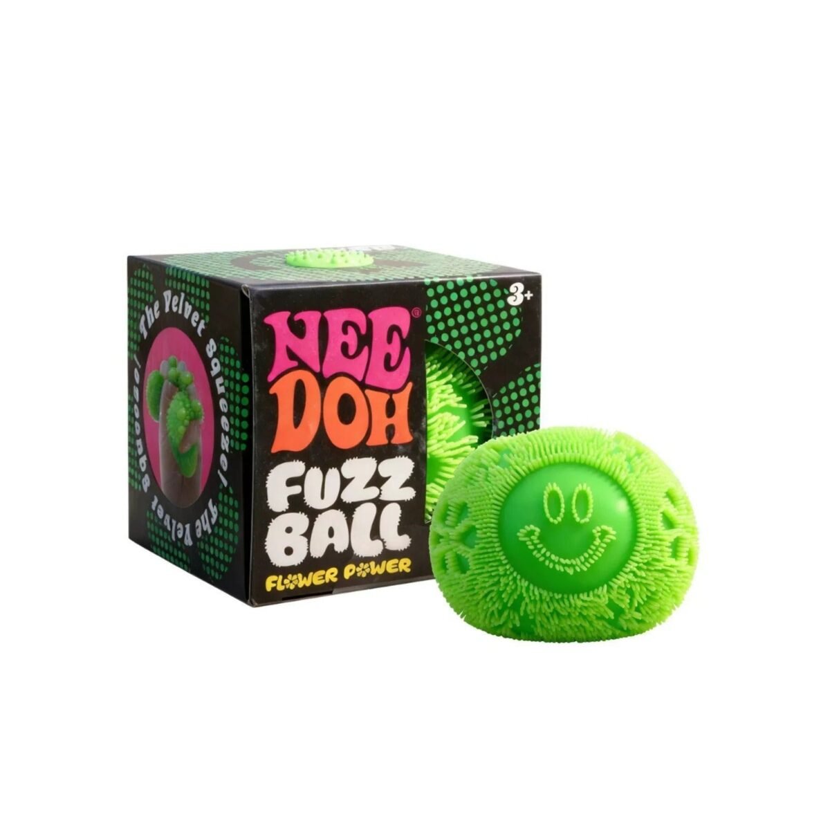 NeeDoh Schylling Fuzz Ball Flower Power Squishy Stress Toy - Image 7
