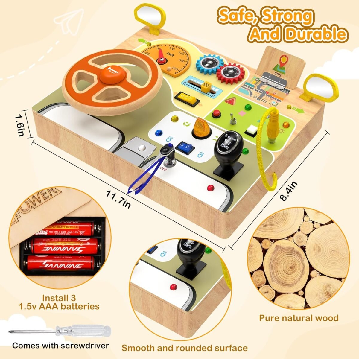 Educational Wooden Puzzle Toy #54788 - Image 4