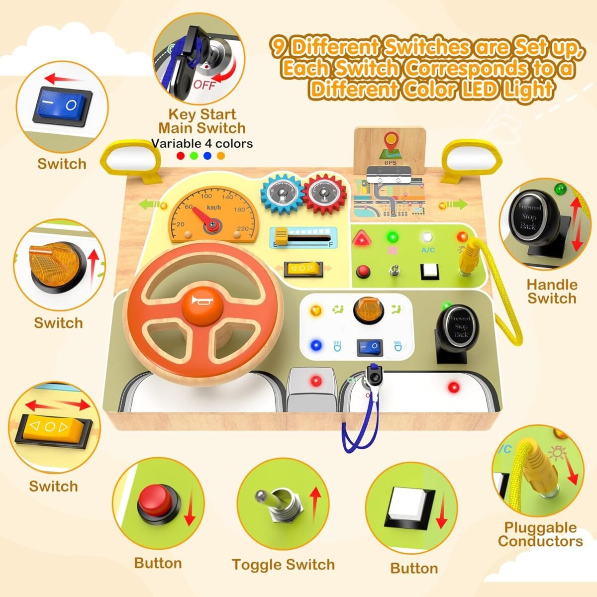 Educational Wooden Puzzle Toy #54788 - Image 2
