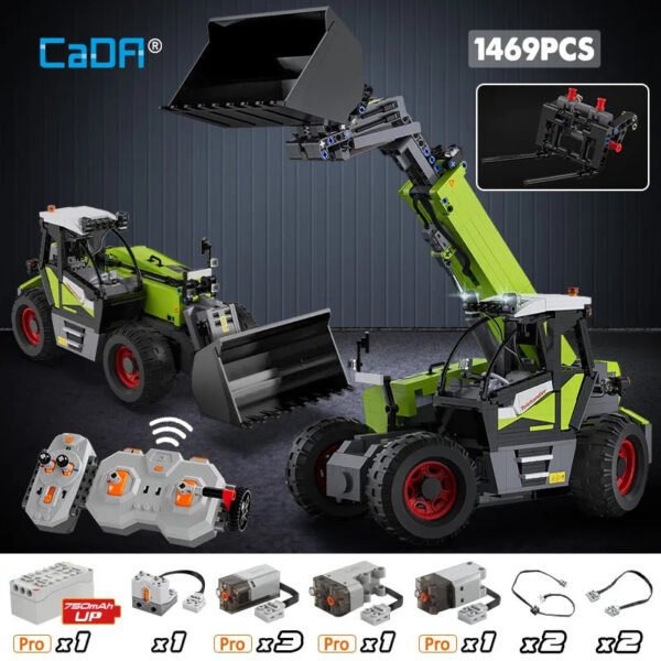 Cada 1469PCS City Remote Control Engineering Vehicle – RC Truck & Load... #175
