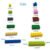 200PCS DIY Thin Building Blocks Set – 1x2 Dots, 12 Vibrant Colors | Ed... #691 - Image 5
