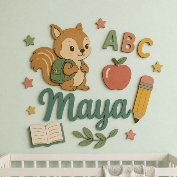 Personalized Back to School Name Sign