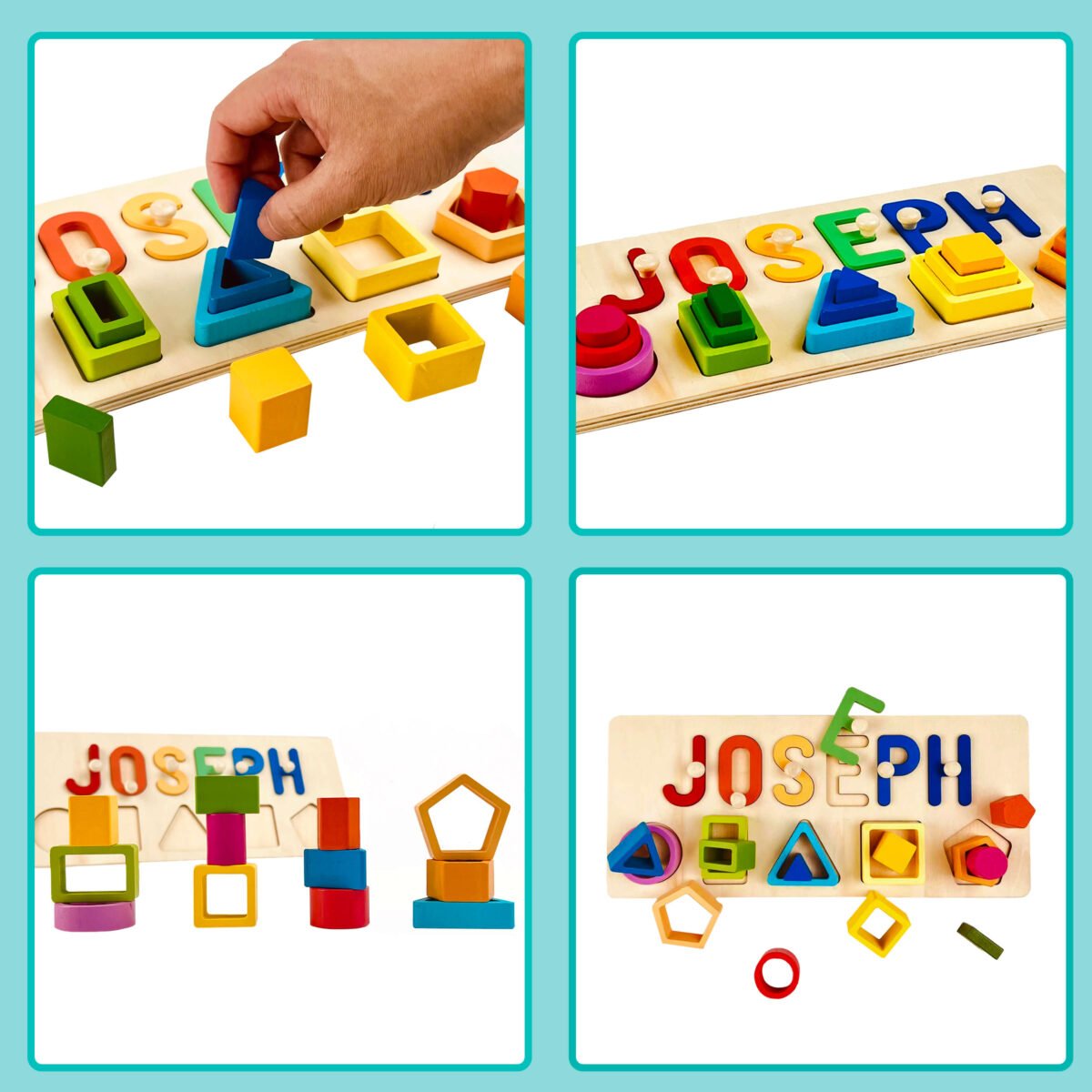 Educational Wooden Puzzle Toy #55465 - Image 7