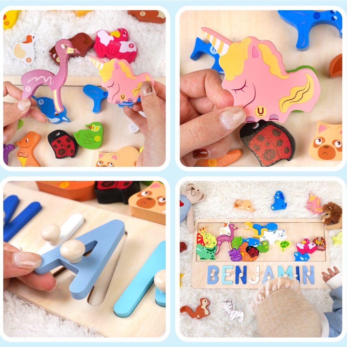 Educational Wooden Puzzle Toy #55562 - Image 9