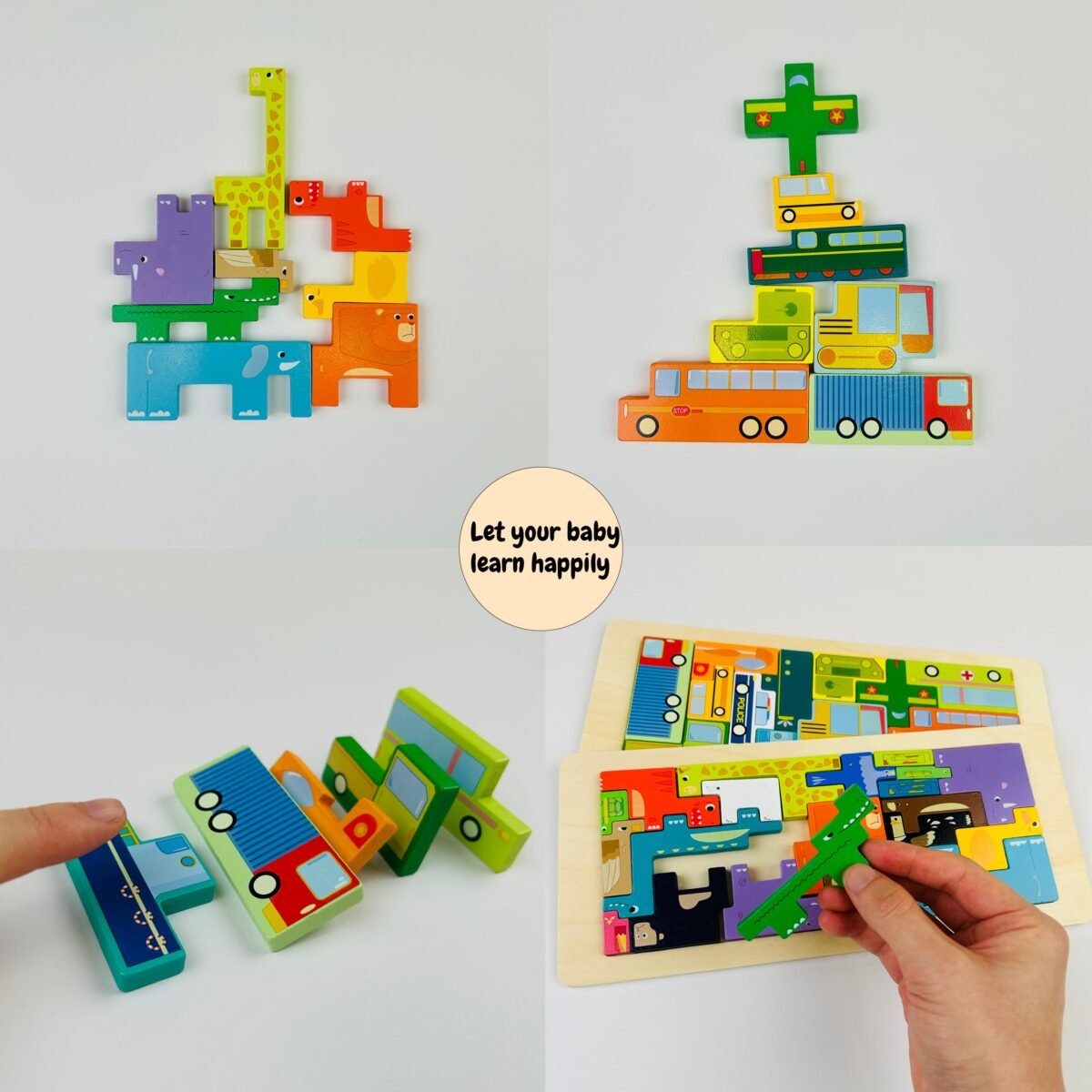 Educational Wooden Puzzle Toy #55562 - Image 10