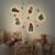 Personalized Wooden Baby's Room Wall Light Set – Christmas Theme #54974
