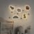 Personalized Wooden Baby's Room Wall Light Set – Safari Animal Theme #55070