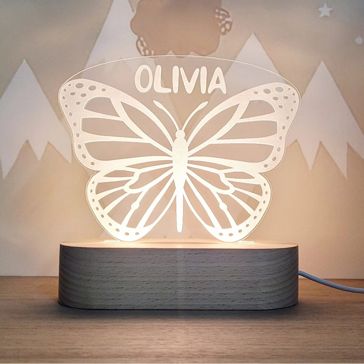 Moon Star LED Night Light Touch Control Bedside Lamp (2) - Image 1