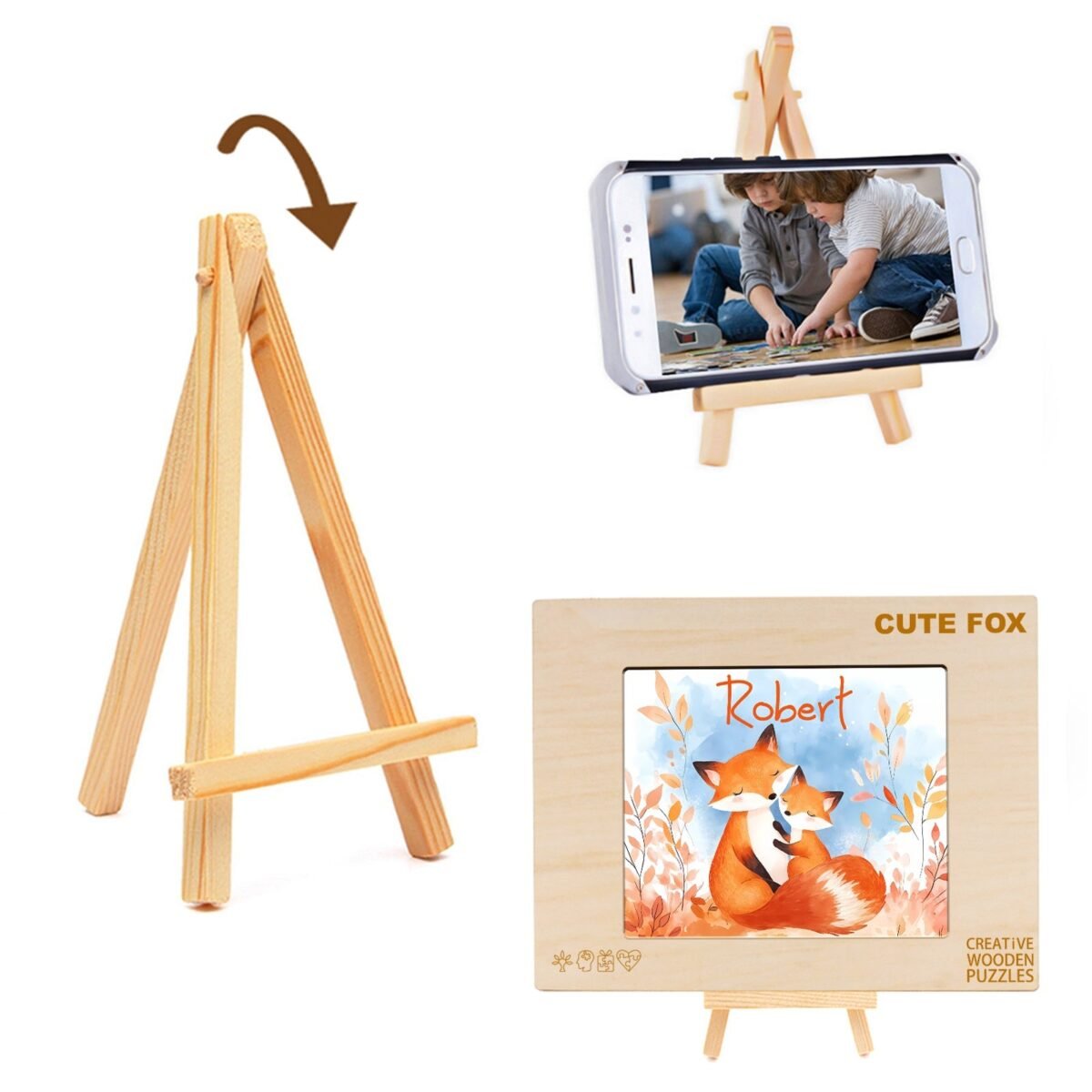 Educational Wooden Puzzle Toy #54940 - Image 8