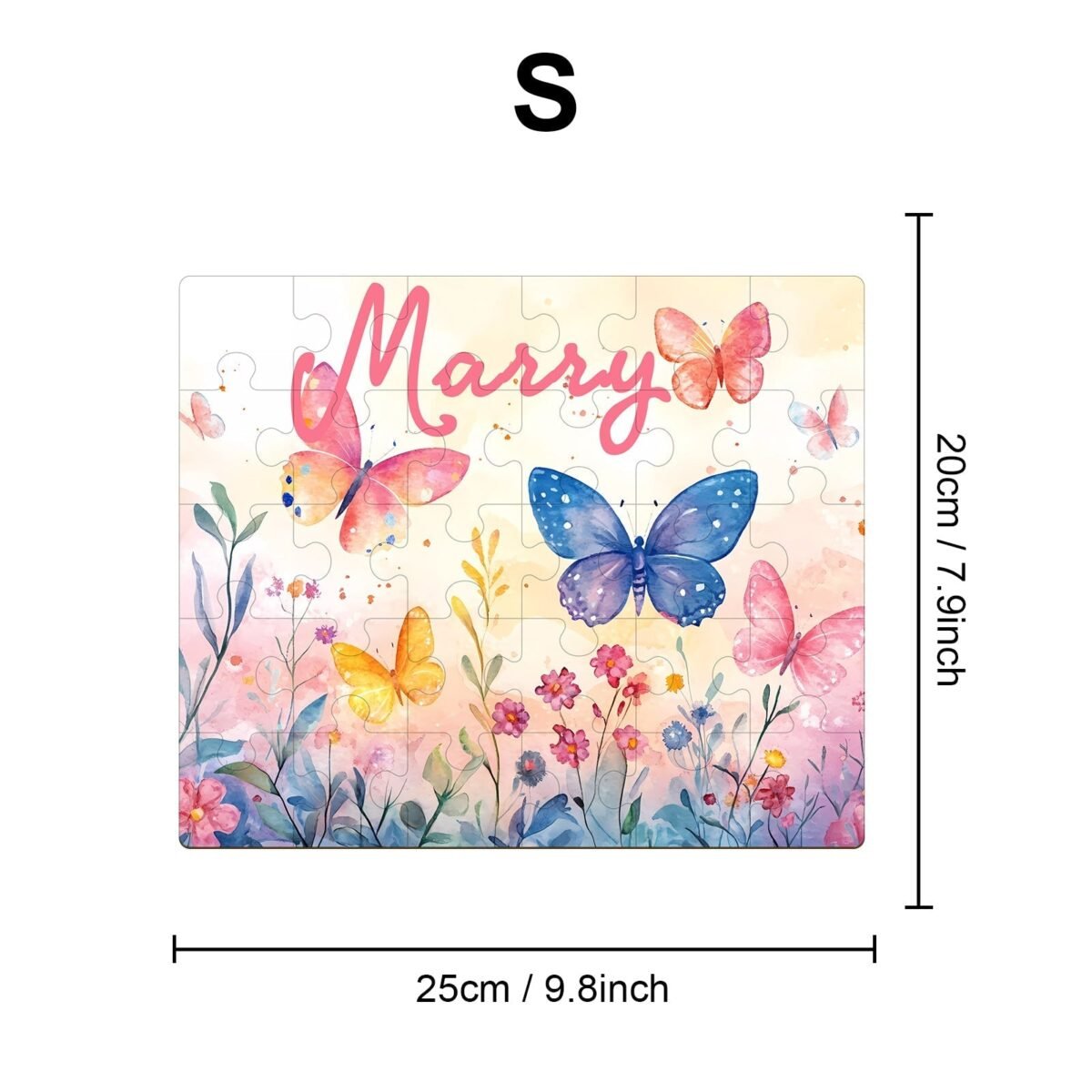 Personalized Wooden Name Puzzle Montessori Educational Toy #54925 - Image 6