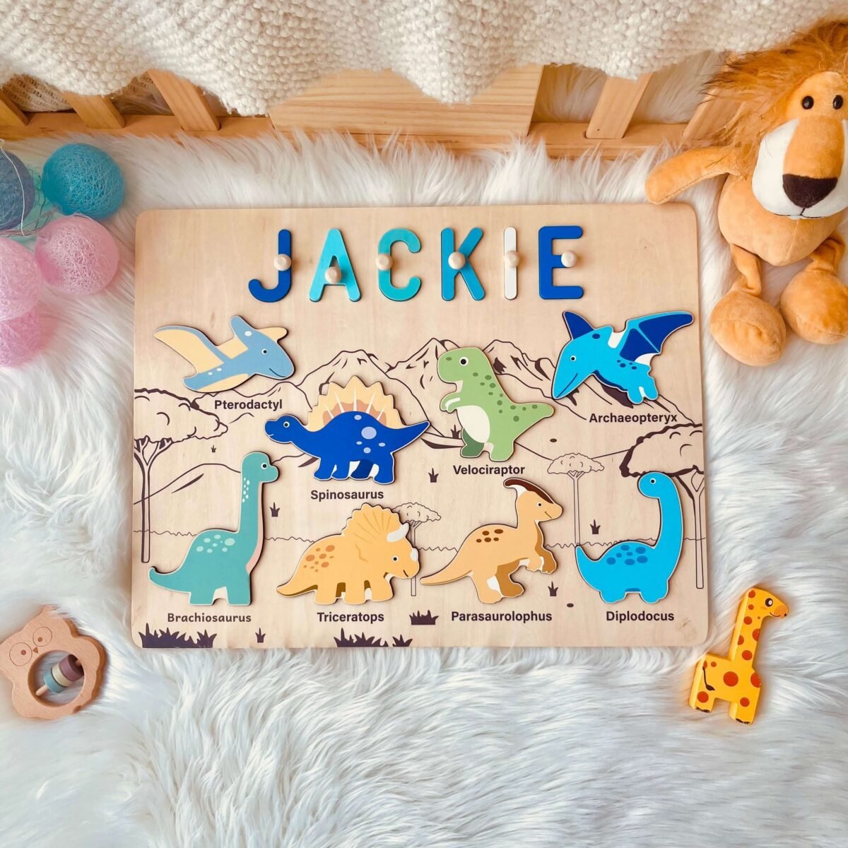 Personalized Dinosaur Name Puzzle #55002 - Image 4