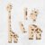 Wooden Giraffe Growth Chart with Personalized Name Sign for Kids! #55122 - Image 5