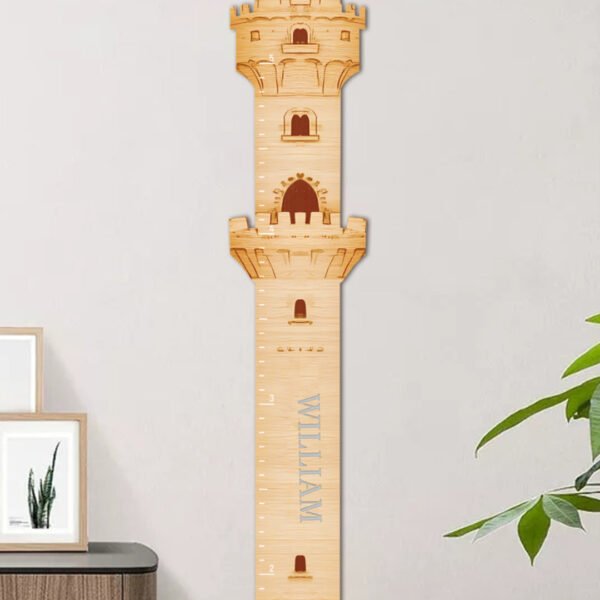 Unique Children's Gift - Wooden Castle Growth Chart #54825