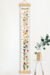 Personalized Floral Garden Hanging Canvas Height Ruler - Image 2