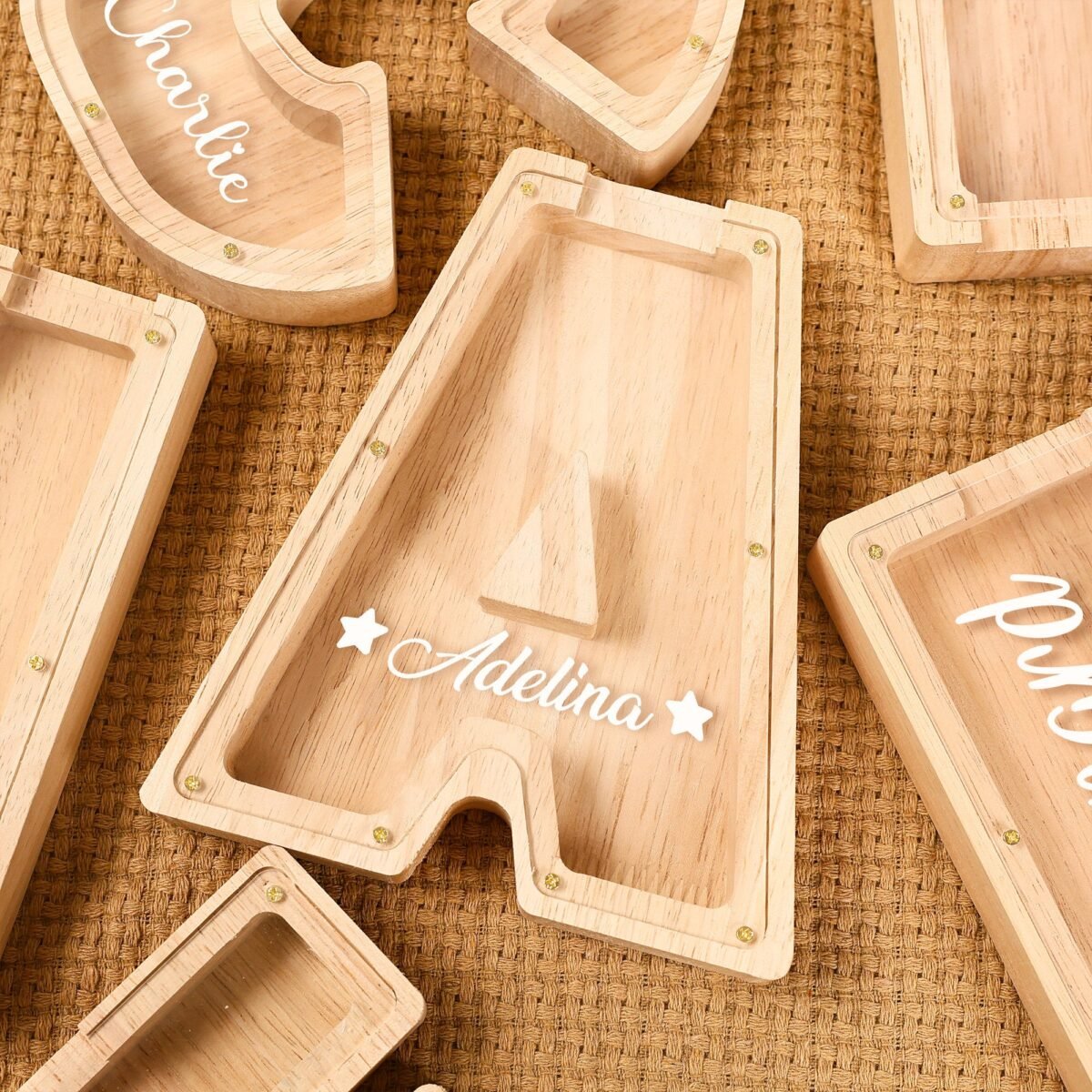 Personalized Letter Piggy Bank: A Fun Way for Kids to Save and Dream Big! #55462 - Image 6