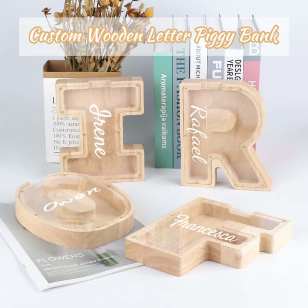 Personalized Letter Piggy Bank Gift for Kids #55191