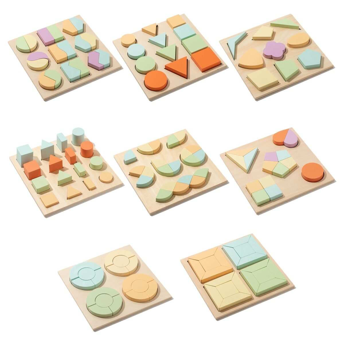 Wooden Shape Sorting Puzzle Educational Toy (11) - Image 2