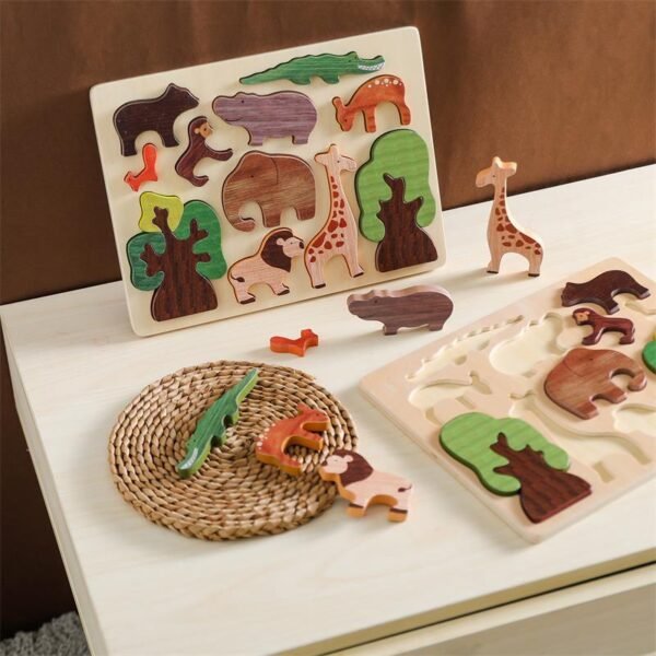 Wooden Educational Toy Montessori Puzzle for Kids (190)