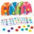 Wooden Button Threading Board Toys